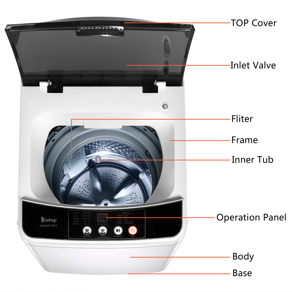 Portable Compact Laundry Full-Automatic Washing Machine