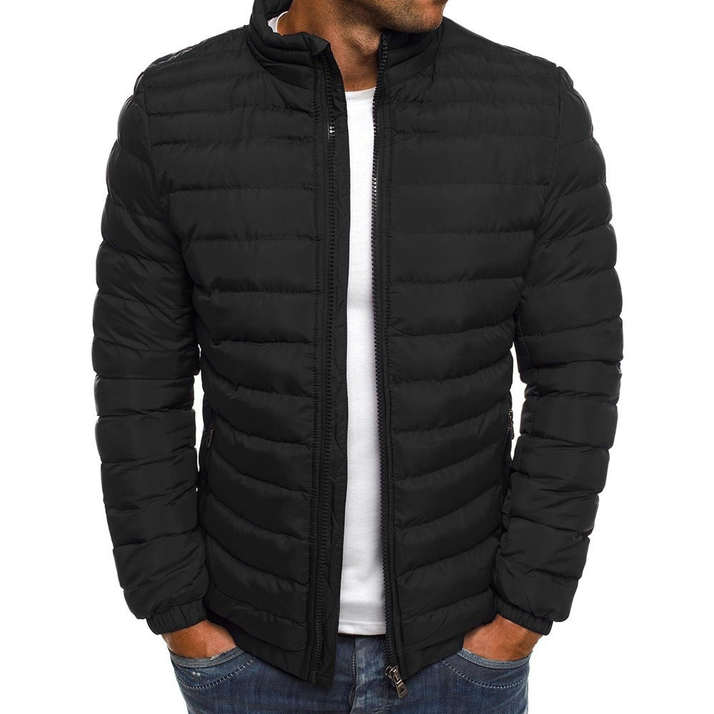 C2C Stand-Up Collar Jacket Coat Cotton