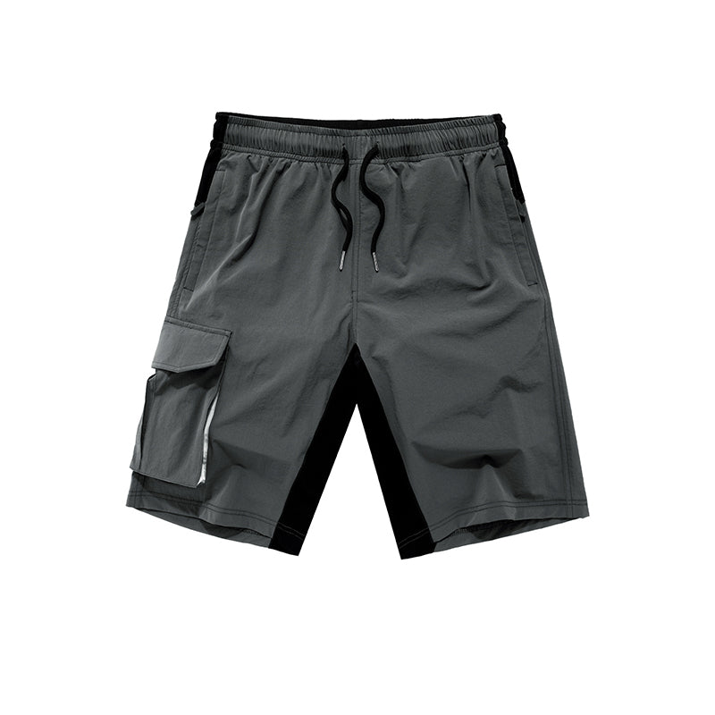 C2C Quick-dry Breathale Solid Thin Cool Elastic Waist Men Light Shorts