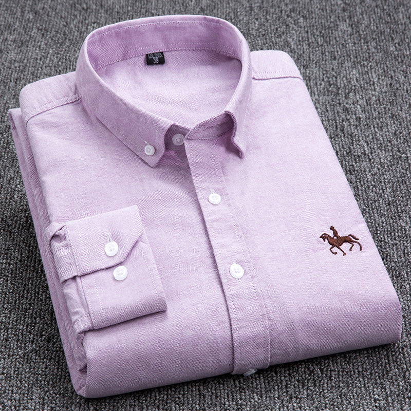 C2C Mens cotton oxford casual shirt