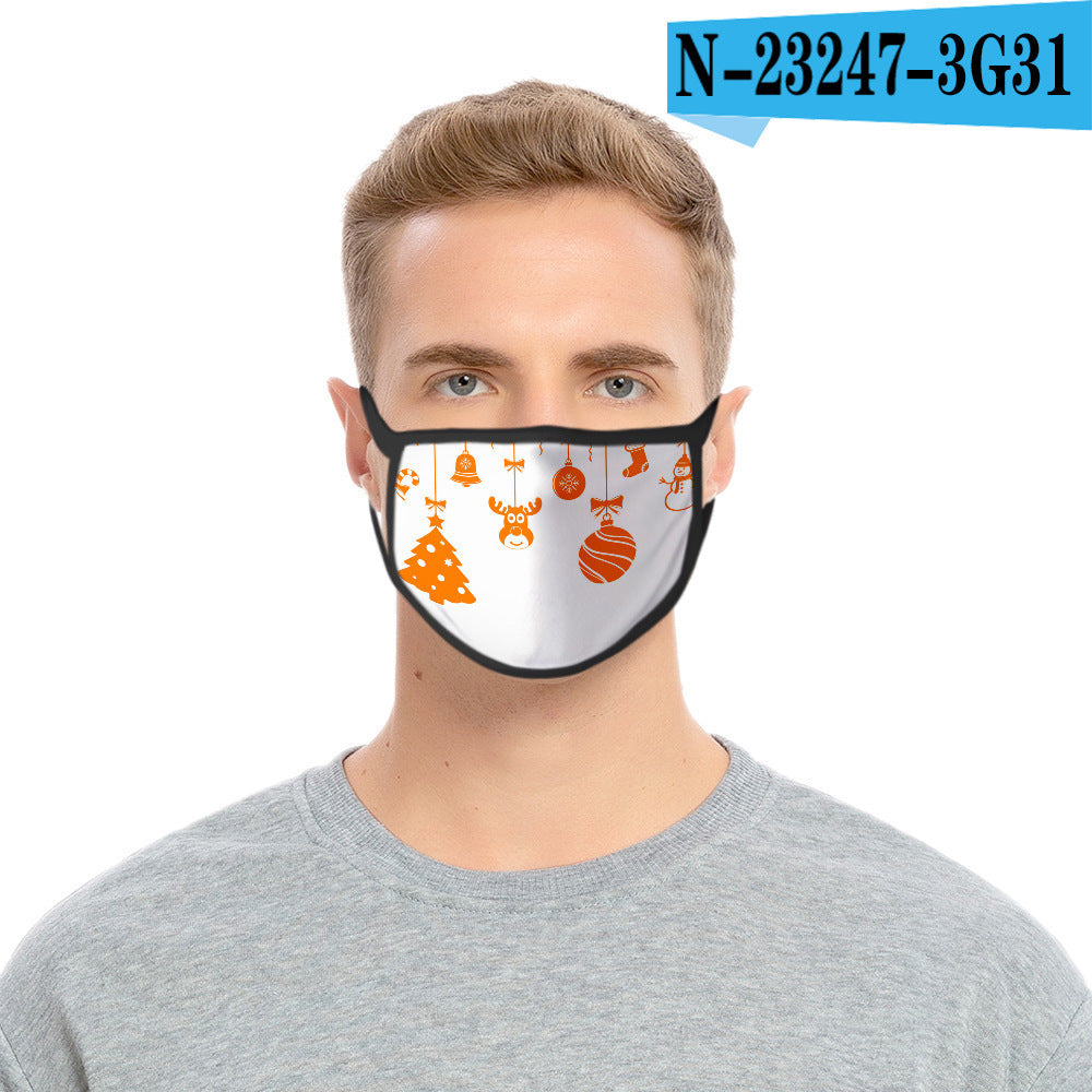 C2C Mall-Cartoon Fashion Personality Christmas Print Mask
