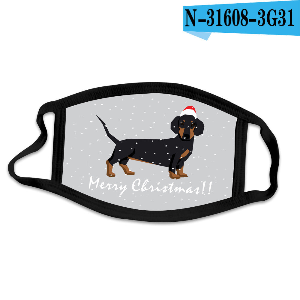 C2C Mall-Cartoon Fashion Personality Christmas Print Mask