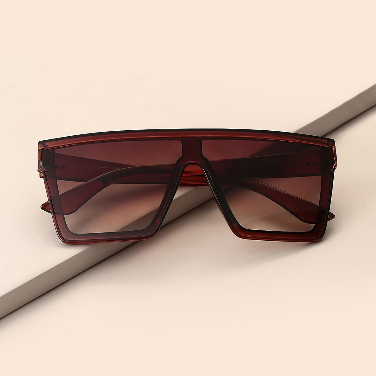 C2C Vintage Big Square Women & Men Goggles Oversize Sun Glasses