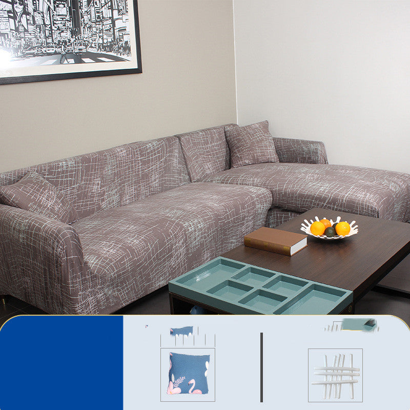 C2C Printed Stretch Simple Universal Sofa Cover Cushion