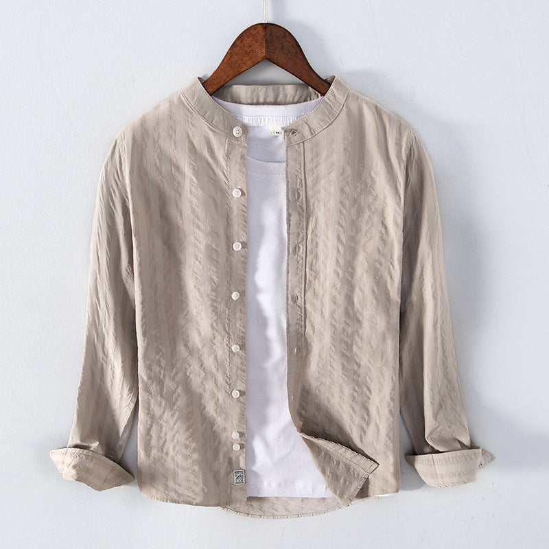 Youth Loose And Simple Long-Sleeved Top
