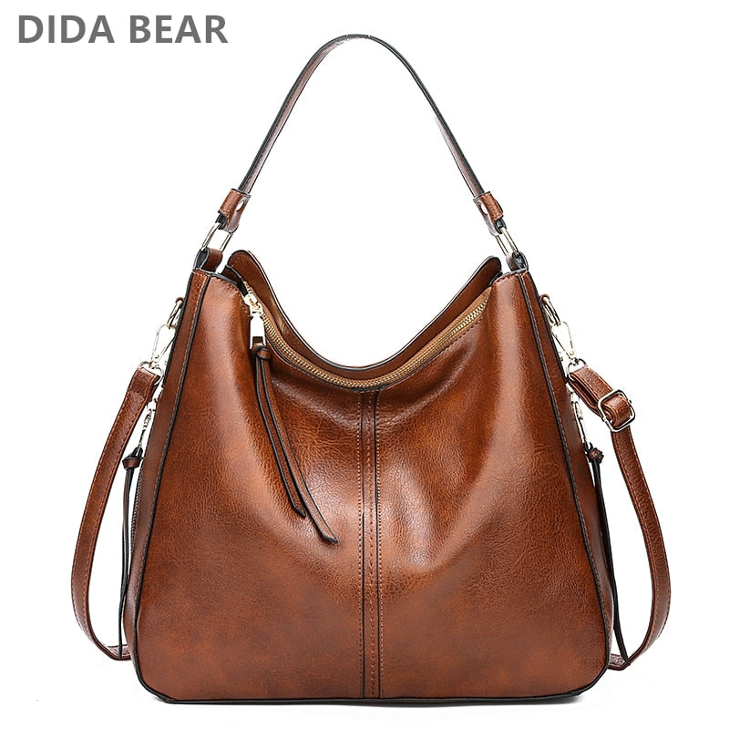 C2C Leather Handbags Female Leisure