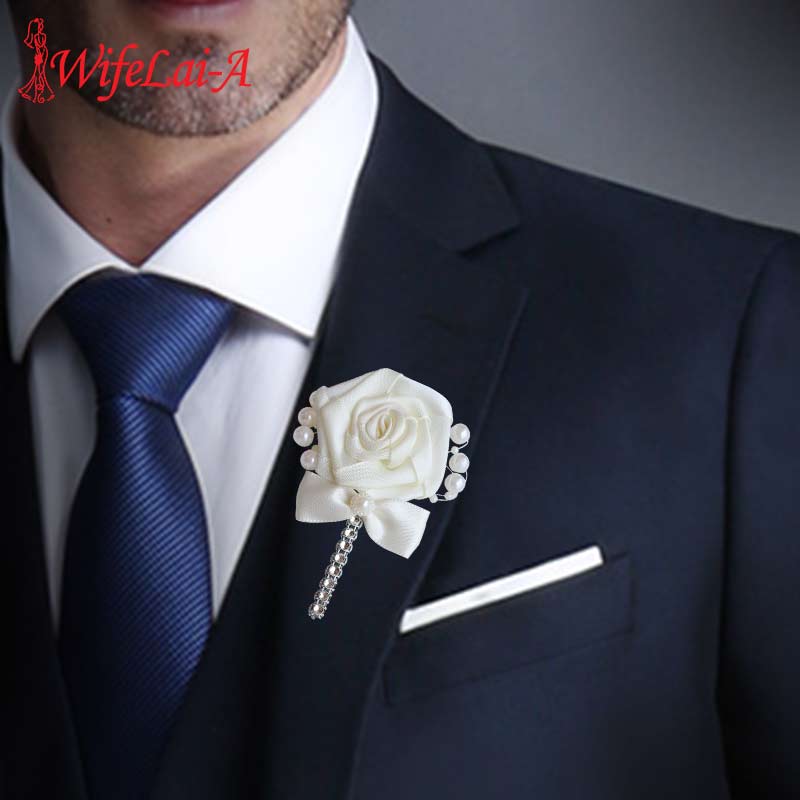 C2C European Boutonniere Wedding Men Suit Lapel Pin