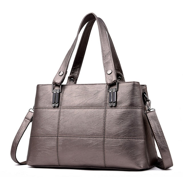 KMFFLY Ladies leather Tote handbags