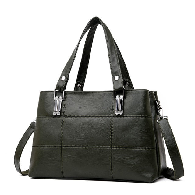 KMFFLY Ladies leather Tote handbags