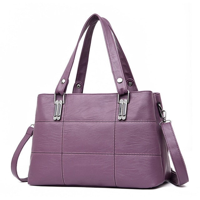 KMFFLY Ladies leather Tote handbags