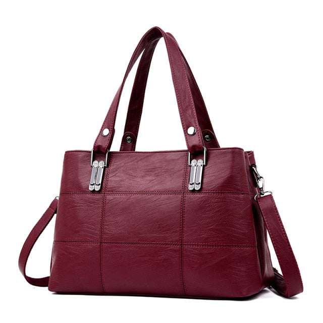 KMFFLY Ladies leather Tote handbags