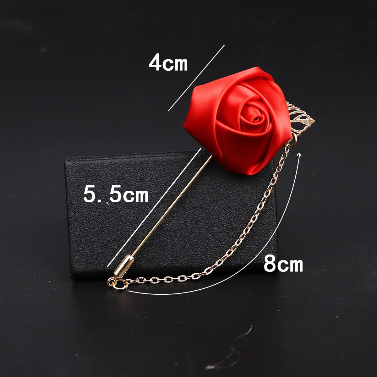 C2C LKY Silk Boutonniere Wedding Pin for Men