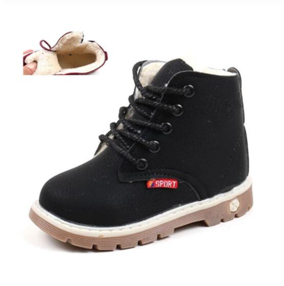C2C Mall-Children Casual Leather Soft Antislip Boots