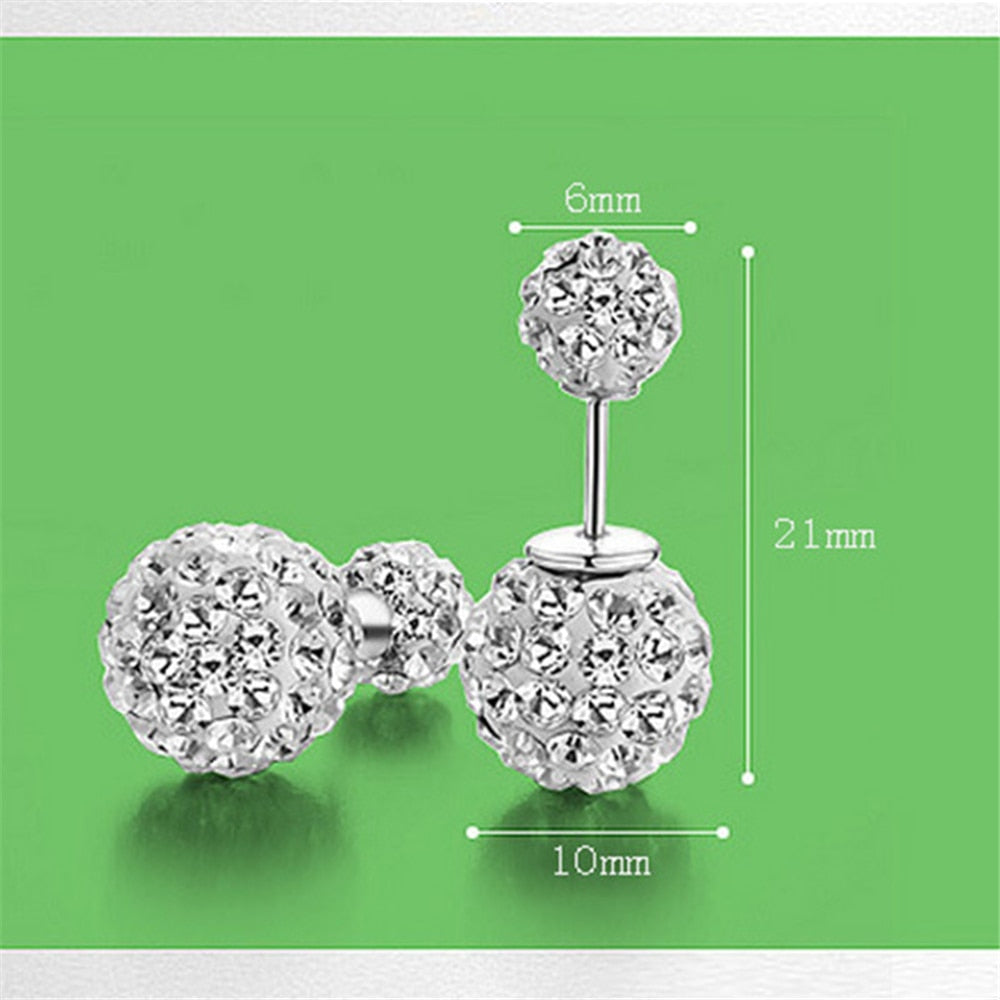 NEHZY  925 sterling silver New Jewelry Shambhala luxury zirconia earrings