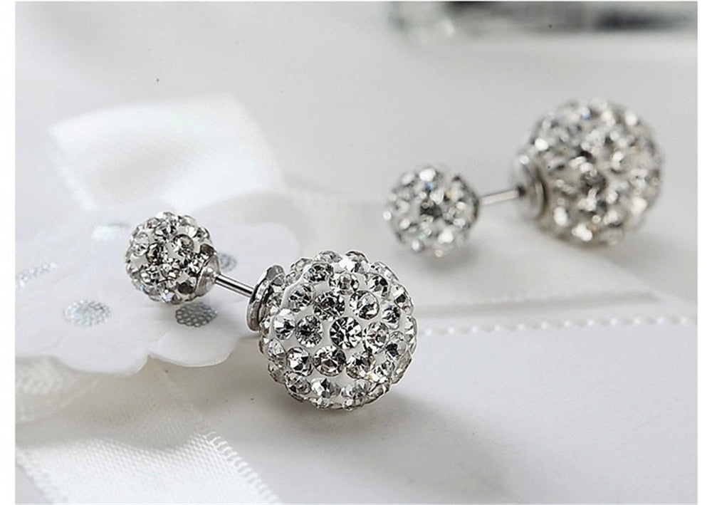 NEHZY  925 sterling silver New Jewelry Shambhala luxury zirconia earrings