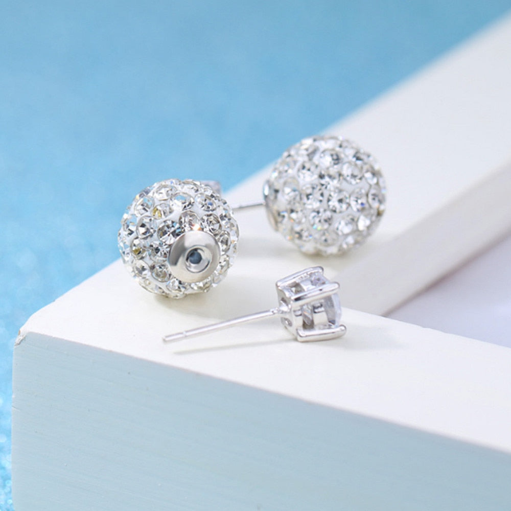 NEHZY  925 sterling silver New Jewelry Shambhala luxury zirconia earrings