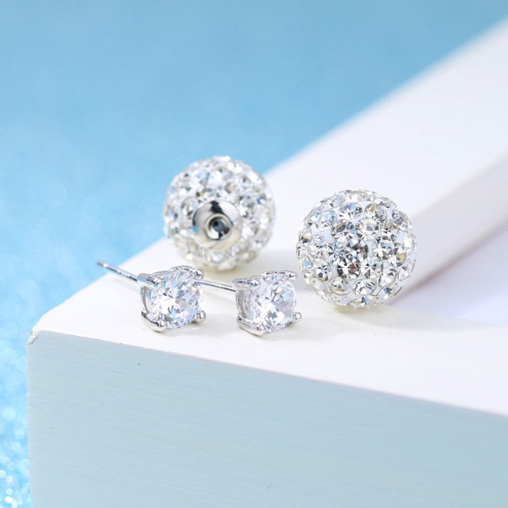 NEHZY  925 sterling silver New Jewelry Shambhala luxury zirconia earrings