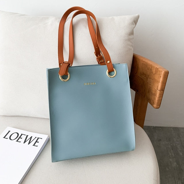 Fashion Designer Tote Luxury Brand Leather Shoulder Bag