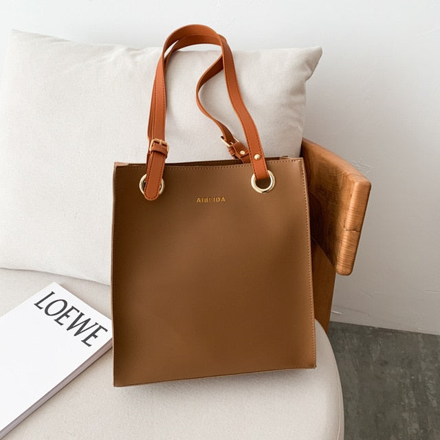 Fashion Designer Tote Luxury Brand Leather Shoulder Bag