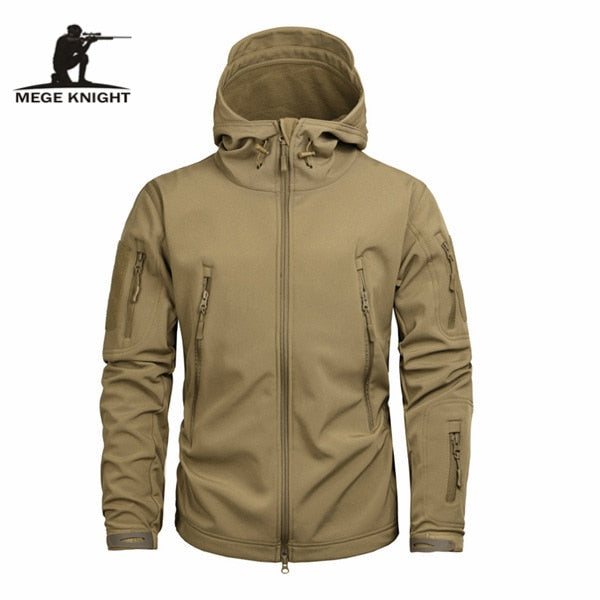 C2C Windbreakers Military Camouflage Fleece Mens Jacket