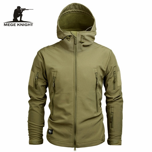 C2C Windbreakers Military Camouflage Fleece Mens Jacket