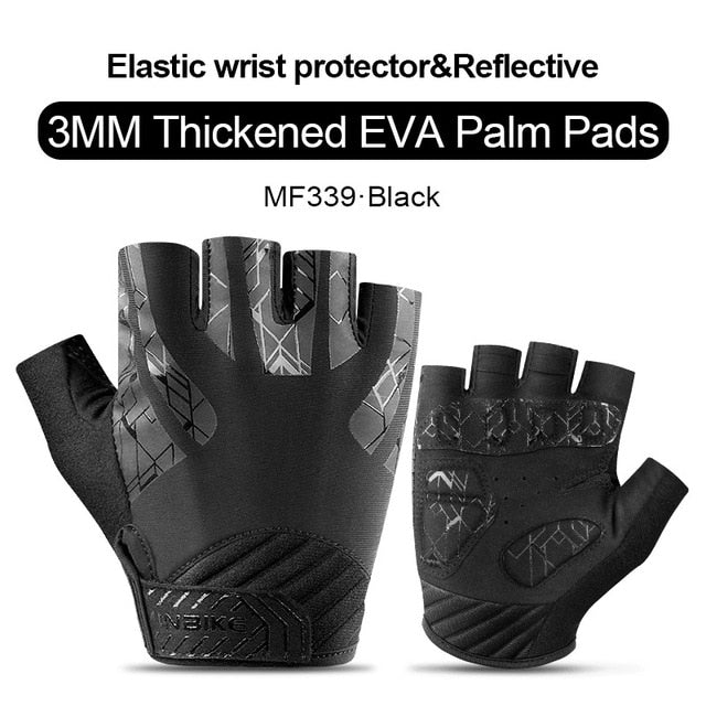 C2C INBIKE Shockproof GEL Pad-Half Finger Unisex Bicycle Gloves