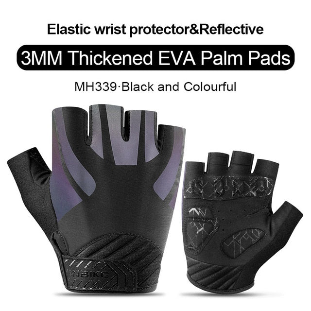 C2C INBIKE Shockproof GEL Pad-Half Finger Unisex Bicycle Gloves