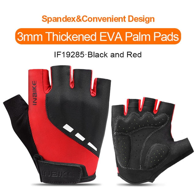 C2C INBIKE Shockproof GEL Pad-Half Finger Unisex Bicycle Gloves