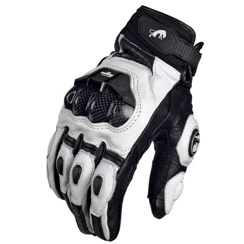 C2C Motorcycle Genuine Leather Racing Team Glove for men