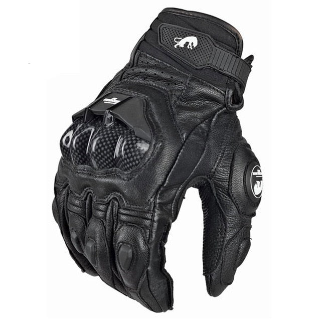 C2C Motorcycle Genuine Leather Racing Team Glove for men
