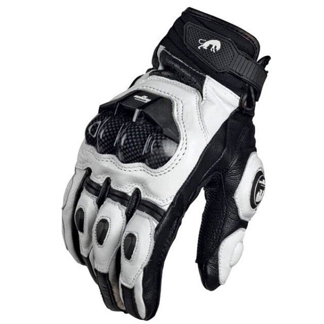 C2C Motorcycle Genuine Leather Racing Team Glove for men