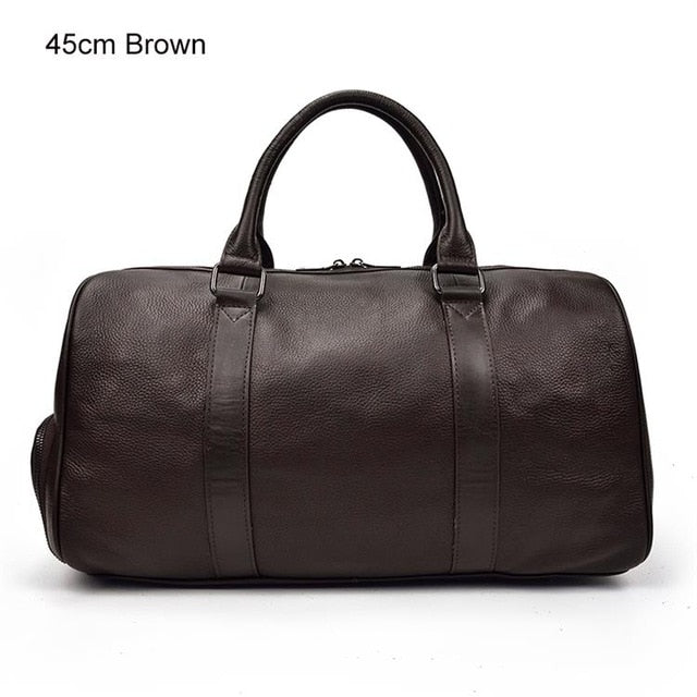 C2C Genuine Soft Real Leather Men & Women Travel Bag
