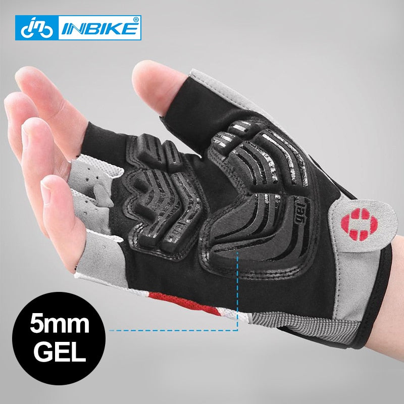 C2C INBIKE Shockproof GEL Pad-Half Finger Unisex Bicycle Gloves
