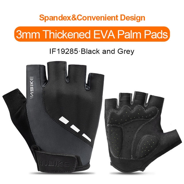 C2C INBIKE Shockproof GEL Pad-Half Finger Unisex Bicycle Gloves