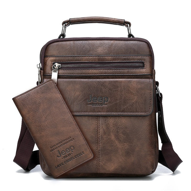 C2C Men's Crossbody Versatile Shoulder Leather Bag