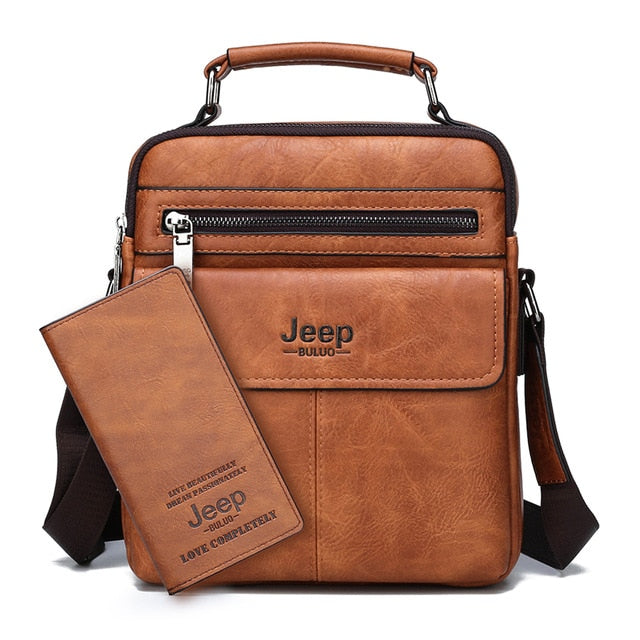 C2C Men's Crossbody Versatile Shoulder Leather Bag