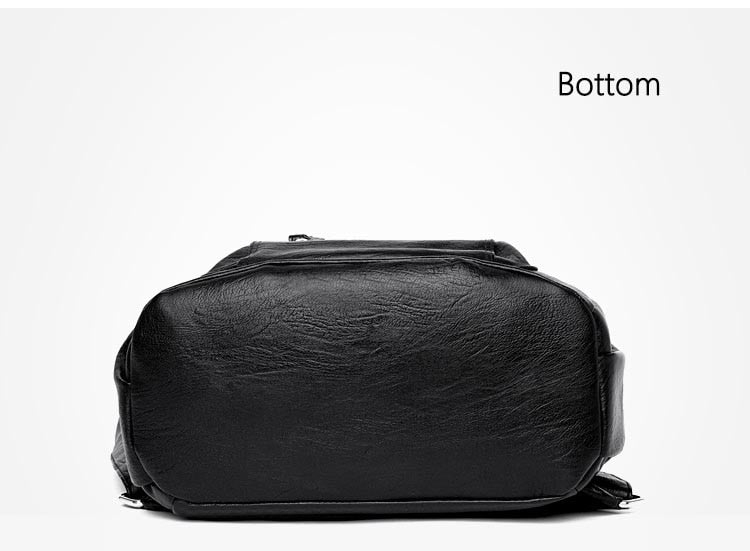 Lanyibaige Vintage Female Shoulder Leather Ladies Bagpack