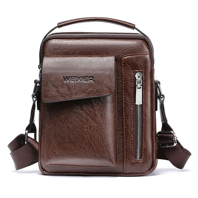Passionfancy Vintage Crossbody Leather Men Handbag