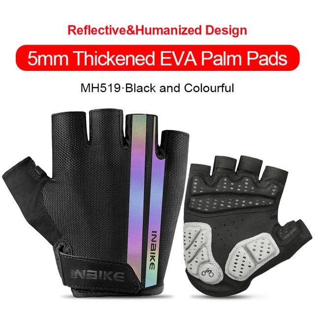 C2C INBIKE Shockproof GEL Pad-Half Finger Unisex Bicycle Gloves