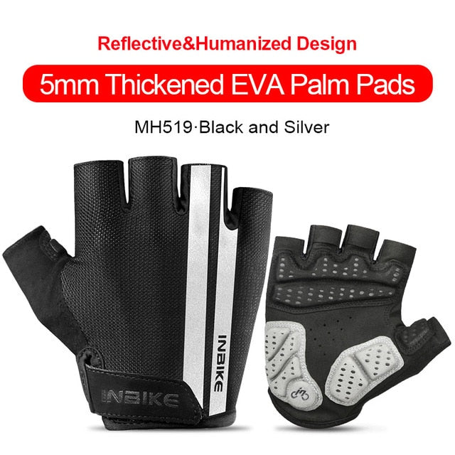 C2C INBIKE Shockproof GEL Pad-Half Finger Unisex Bicycle Gloves
