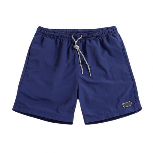 Men Casual Breathable Quick Dry Pants Pockets Beach Solid Color Sport Shorts