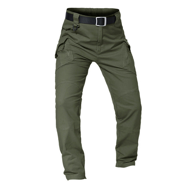 Mens Tactical Pants Multiple Pocket Elasticity Military