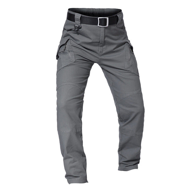 Mens Tactical Pants Multiple Pocket Elasticity Military