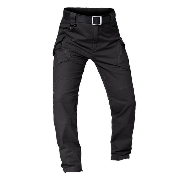 Mens Tactical Pants Multiple Pocket Elasticity Military