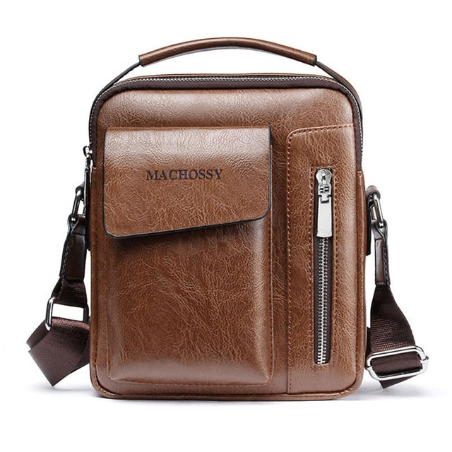 Passionfancy Vintage Crossbody Leather Men Handbag