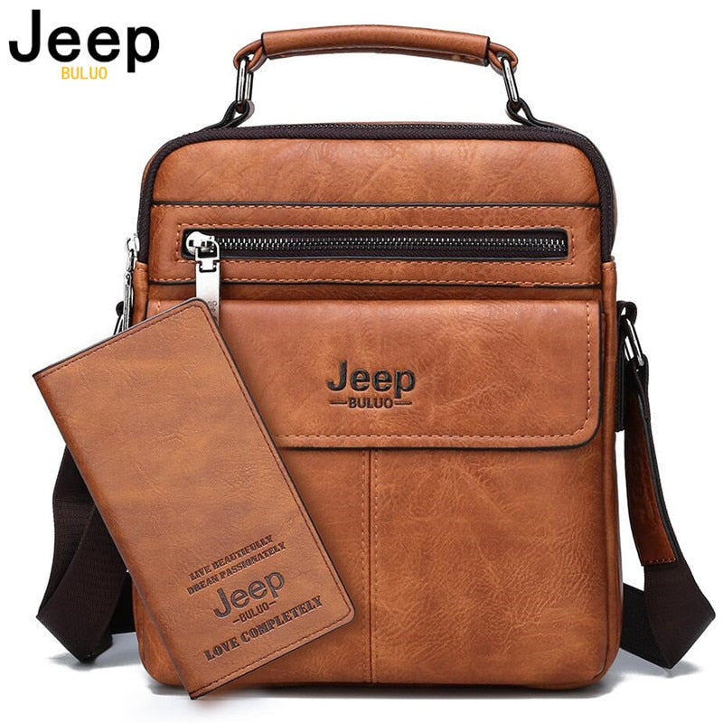 C2C Men's Crossbody Versatile Shoulder Leather Bag