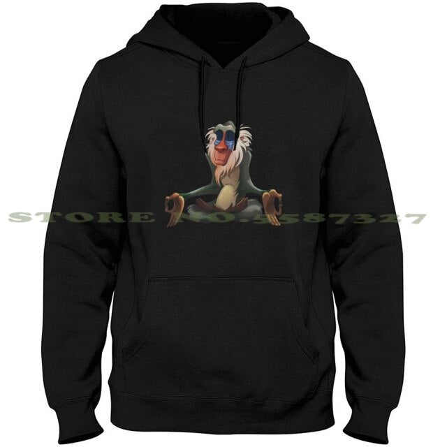 Rafiki Baboon Zen Meditation Wisdom Yoga Peace Hoody