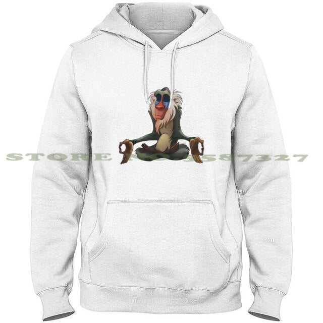 Rafiki Baboon Zen Meditation Wisdom Yoga Peace Hoody