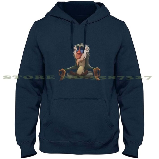 Rafiki Baboon Zen Meditation Wisdom Yoga Peace Hoody