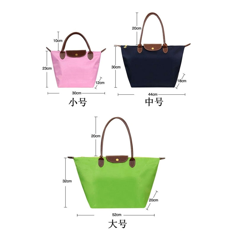 Nylon Beach Tote Oxford Shoulder Waterproof Bag